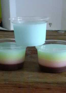 Puding warna pop ice