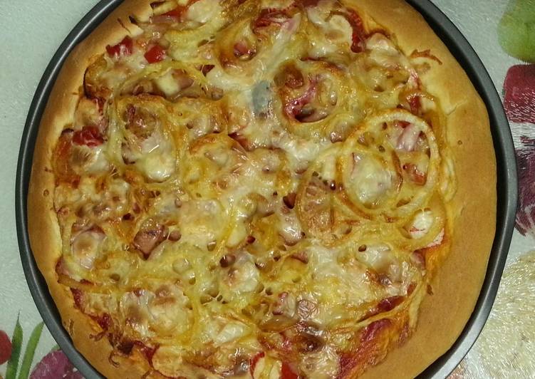 resep lengkap untuk Pizza homemade