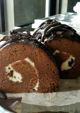 Swiss roll/bolu gulung coklat simpel