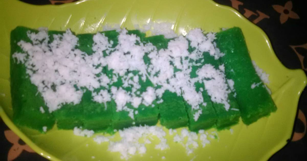 Resep Eggless moist pandan cake kukus by icha(modifikasi eggless chocolate cake chef farah Quinn)