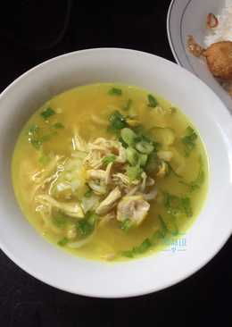 Soto Ayam kuah Kuning