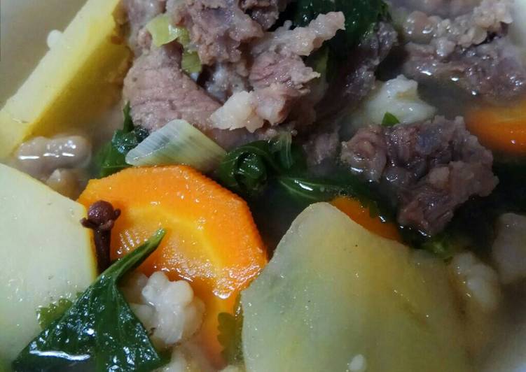 resep makanan Sup daging maknyoss