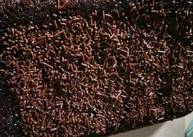 gambar untuk resep makanan Brownies kukus melted