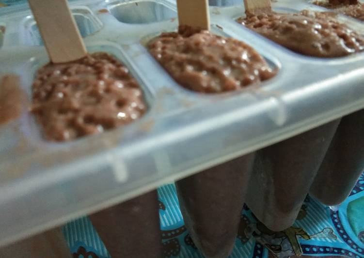 resep masakan Ice cream nutrijell rasa coklat