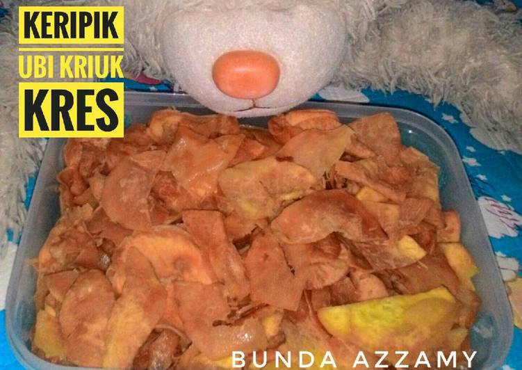 gambar untuk cara membuat Keripik Ubi kriuk kress??