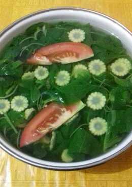 Sayur bening bayam putren