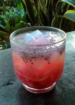 Es Blewah CoSel (nata decoCo Selasih)