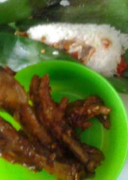 Nasi bakar ikan tongkol dan ceker setaaannnn