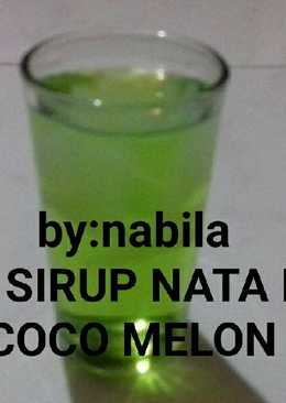 Es sirup nata de coco melon