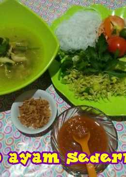 Soto ayam pisah sederhana