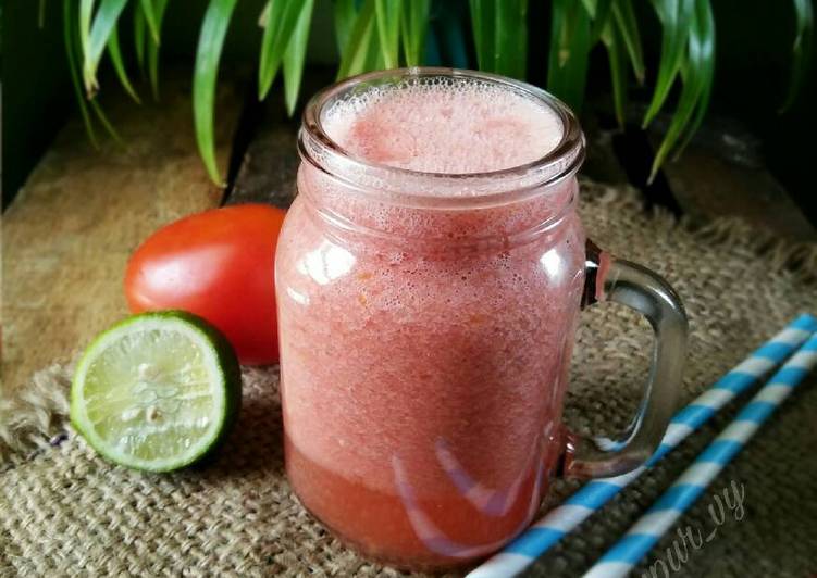 Resep JUS TOMAT Madu (#pr_jus) - dapurVY