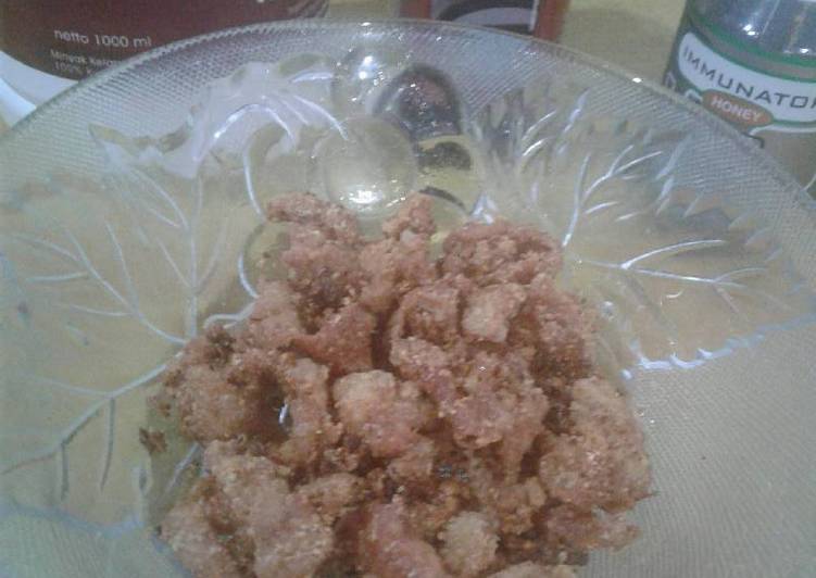 resep makanan Kulit ayam almond krispy#keto