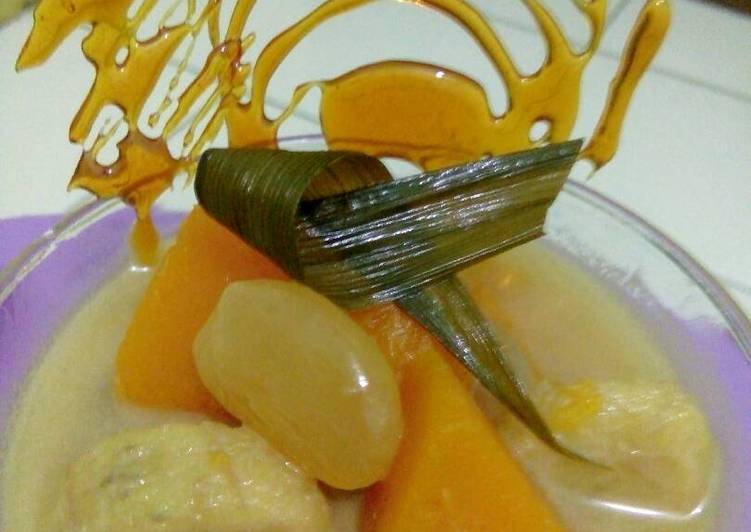 Resep Kolak labu kuning, pisang dan kolang kaling - Devia Lestaa