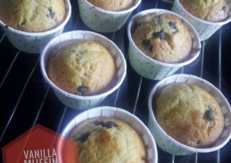 Resep Vanilla Chocochips Muffin