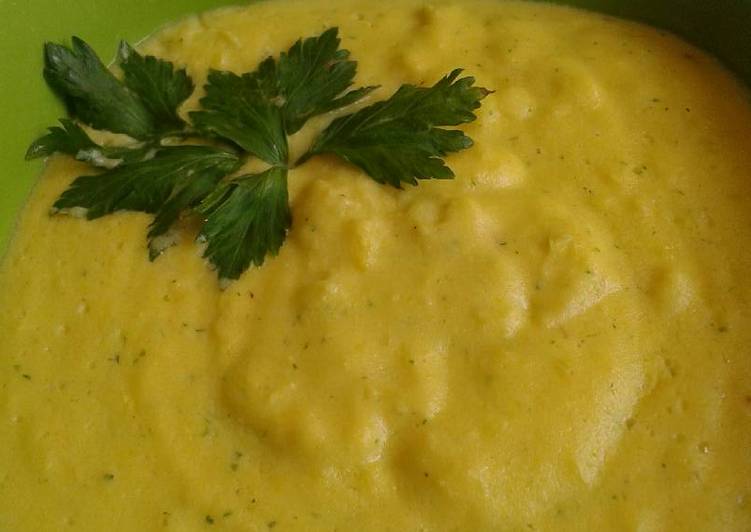 resep makanan Sup Krim Jagung / Creamy Corn Soup ala Blender