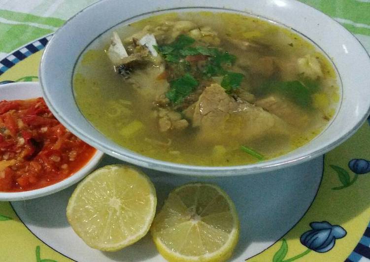 cara membuat Soto Daging Madura