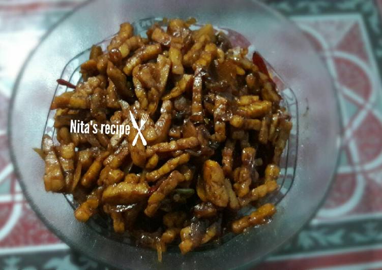 Orek tempe bawang
