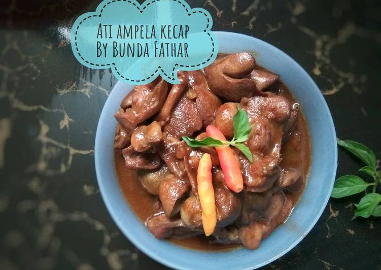 Resep Ati ampela bumbu kecap By Devi Amelia