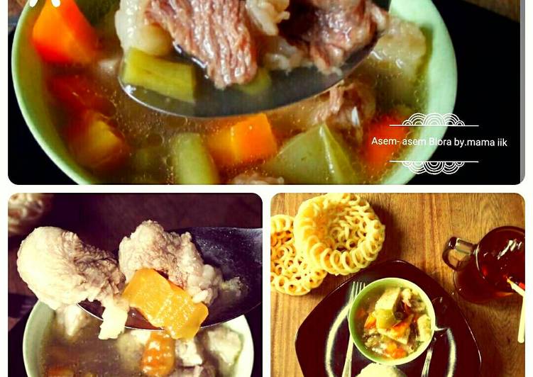 resep masakan Sayur Asem Asem Blora