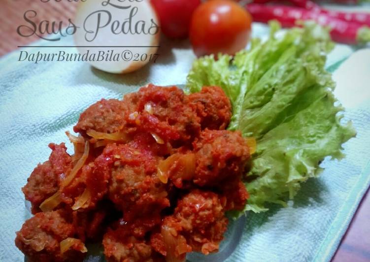 cara membuat Bola² Lele Saus Pedas