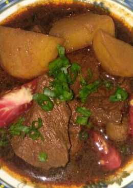 Semur daging sapi n kentang