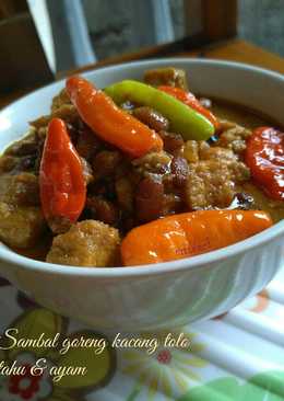 Sambal Goreng Kacang tolo, tahu & ayamðŸ›