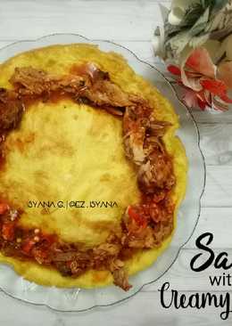 Sarden with Creamy Omelette