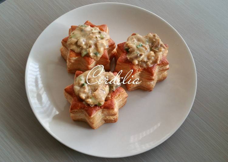 gambar untuk resep Vol au vent ayam jamur