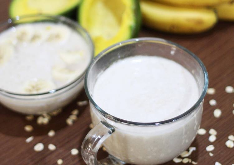 gambar untuk resep Sarapan sehat 'Mood boster' Oat Pisang