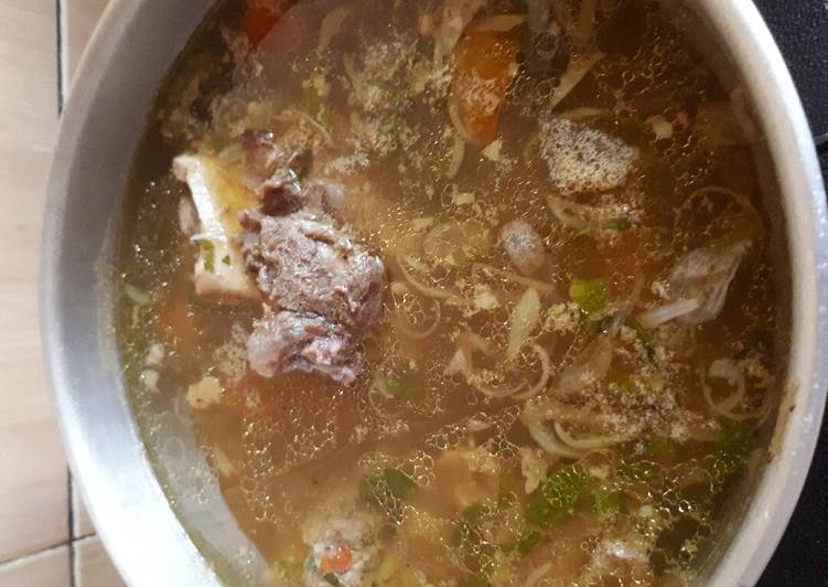 resep makanan Sop tulang sapi #kitaberbagi