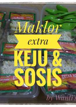 Makaroni Telor (maklor) + Sosis Keju