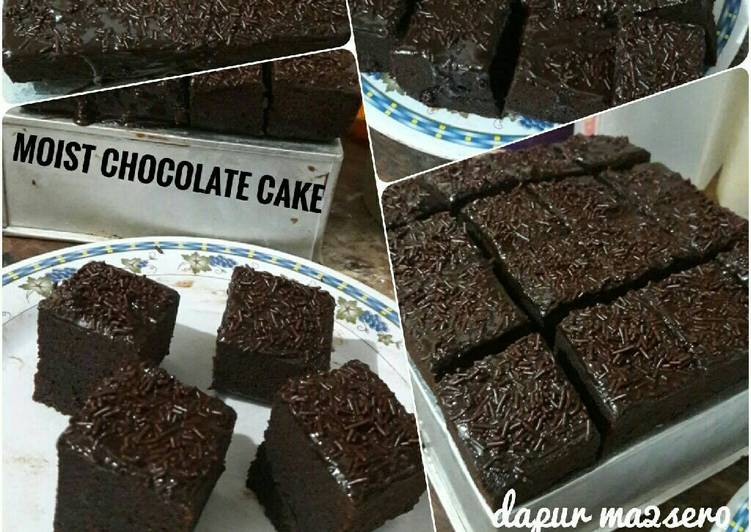 gambar untuk cara membuat Moist chocolate cake