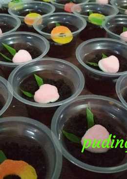 Puding tanah simple