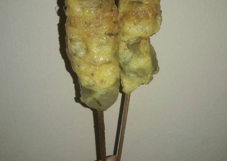 gambar untuk resep makanan Sate cilor (cilok telur jajanan sd)