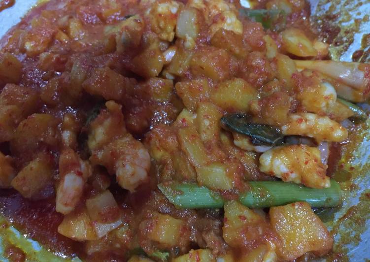 Resep Sambel Goreng Udang & Kentang Karya Raesyafira Mauri Jasmine