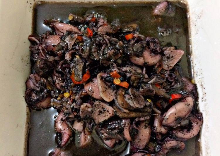 resep Cumi Hitam Simple