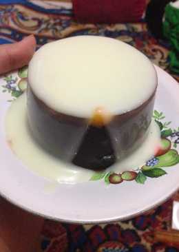 Puding cokelat vla vanilla