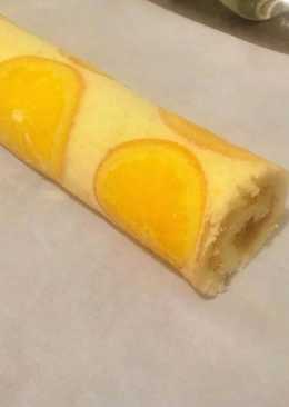 Chiffon honey swiss roll