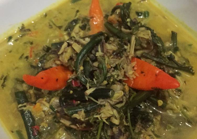 resep Gulai Pakis Jantung Pisang