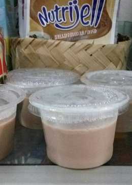 Puding silky coklat mirip puding puyo