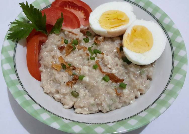 gambar untuk resep makanan Bubur Ayam Oatmeal