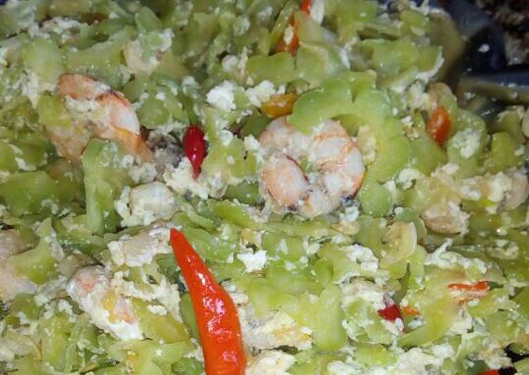 resep masakan Oseng Pare udang memble