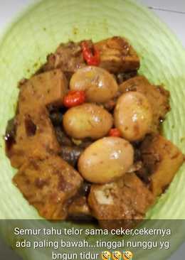 Semur telur Tahu Ceker