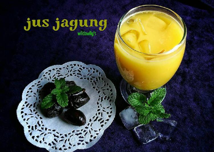 gambar untuk resep makanan Jus Jagung