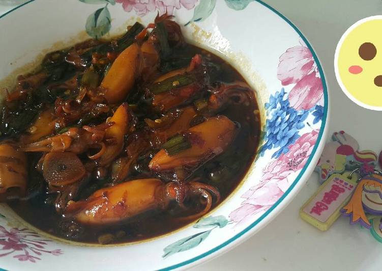 resep lengkap untuk Cumi Asin Kecap Seuhah