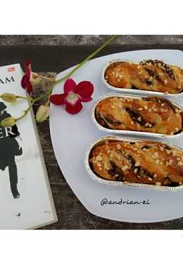 Mini Nutella Peanut Braided Bread (Tanpa Ulen)