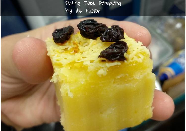 resep makanan Puding Tape Panggang