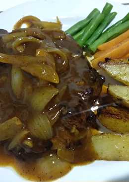 Beef steak blackpapper sauce