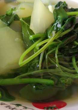 55) Sayur Bening Bayam Pepaya Muda