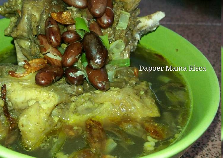 resep masakan Sop tulang sapi & kacang merah (sop brenebon)